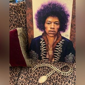 Unusual 70’s handmade gold chain belt